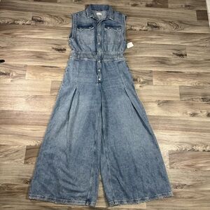 NWT Free People We The Free Curvy Badlands Coverall Jumpsuit Size 14